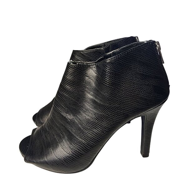Ann Marino Dressy Stiletto Ankle Shooties Black Women's Size 7.5 - Picture 6 of 16